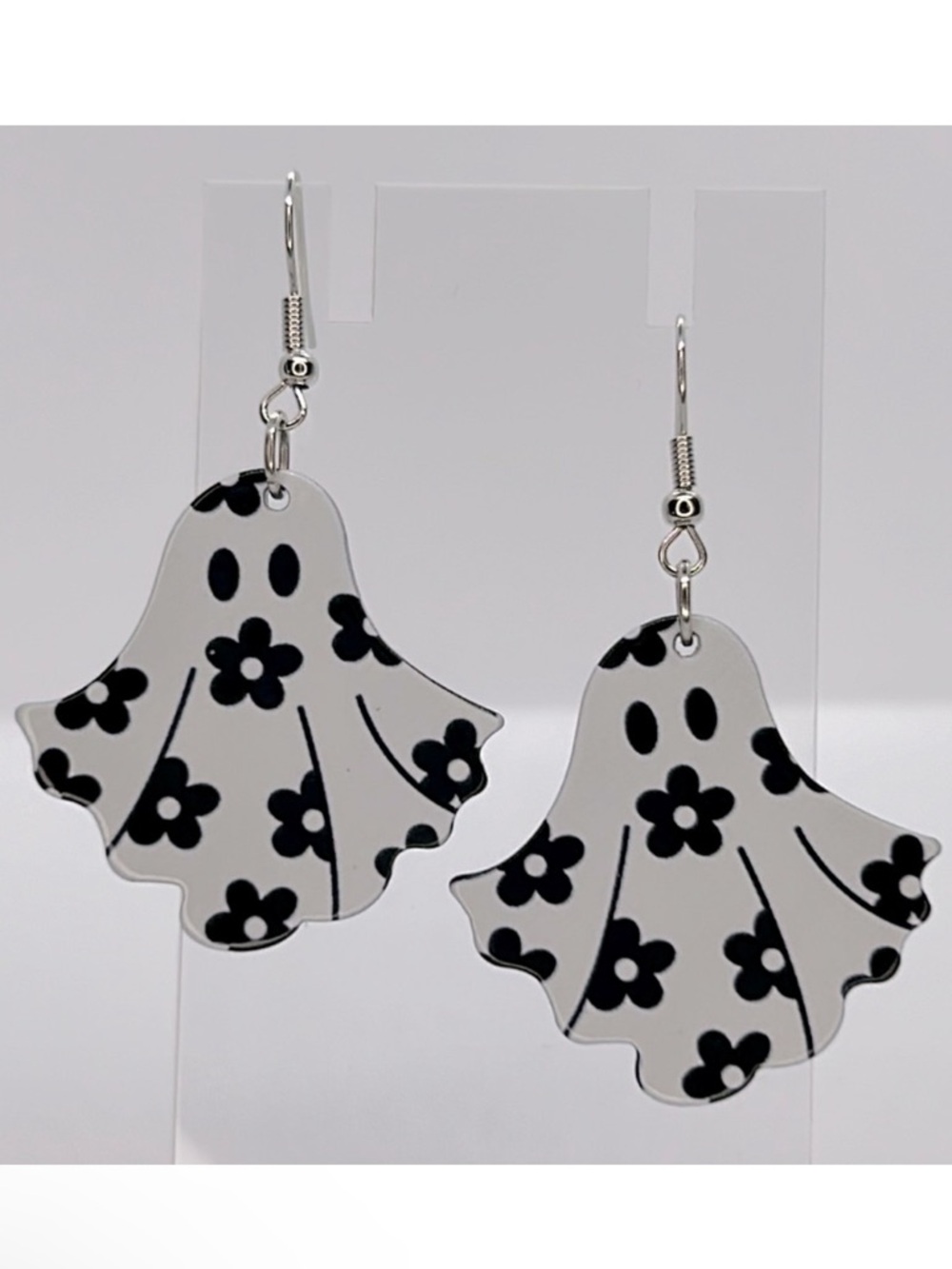 Halloween Ghost Acrylic Dangle Halloween Earrings Fashion Jewelry